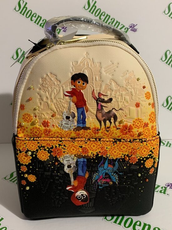 Loungefly Mini Backpack Disney Pixar Coco Marigold Mirror Miguel Dante Bag main image 6
